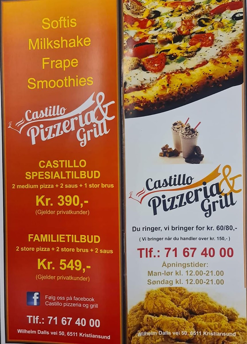 Menu Castillo Fried Chicken Pizzeria & Grill-2