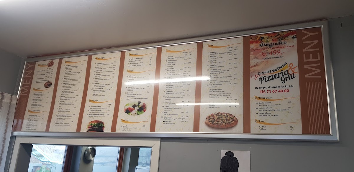 Menu Castillo Fried Chicken Pizzeria & Grill-5